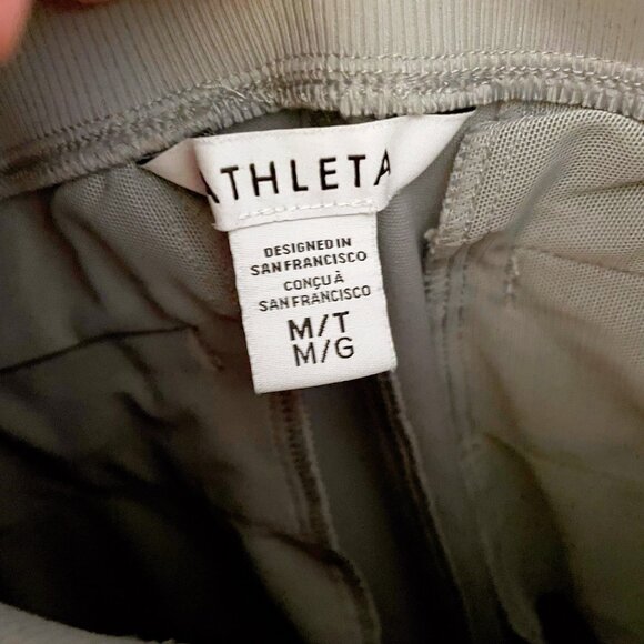 Athleta Grey Brooklyn Heights Joggers, Size Medium - Picture 4 of 5